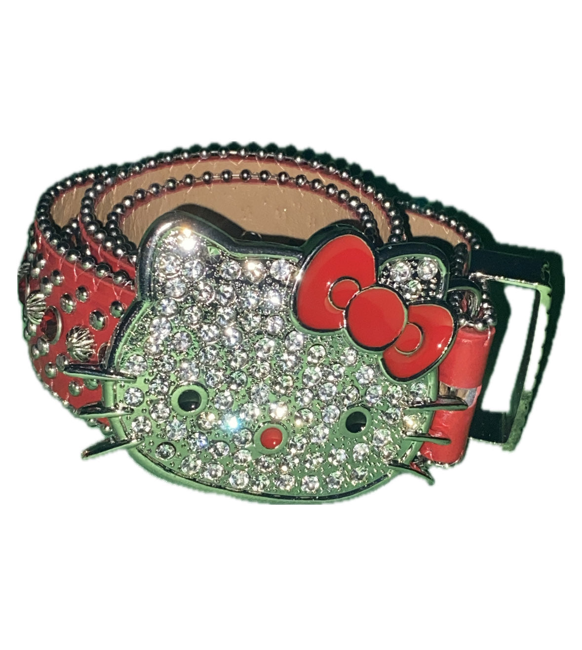 og red hello kitty belt