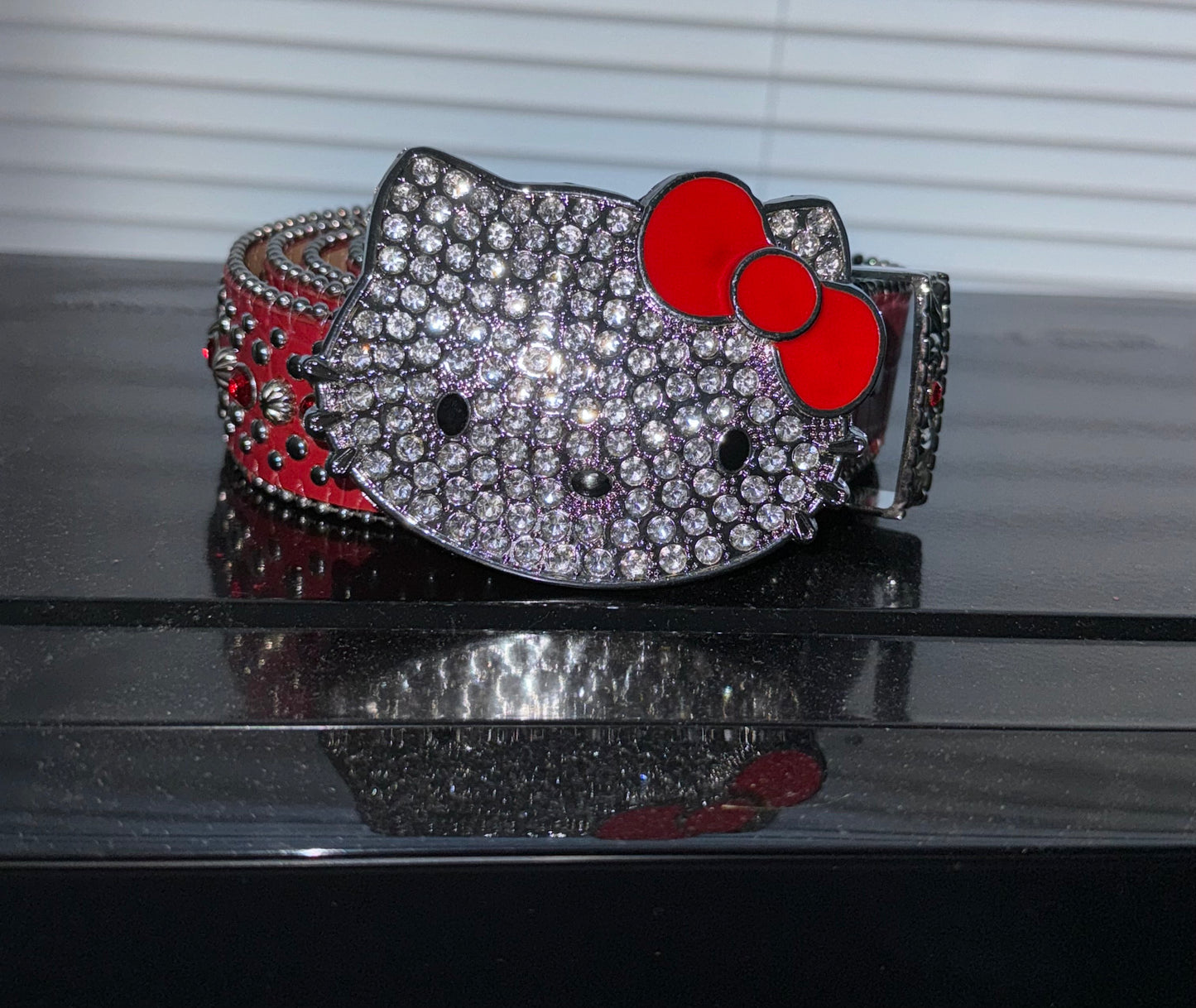 red hello kitty belt